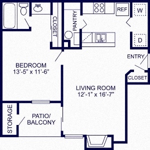 Floor plan layout diagram for 1A Renovation 2